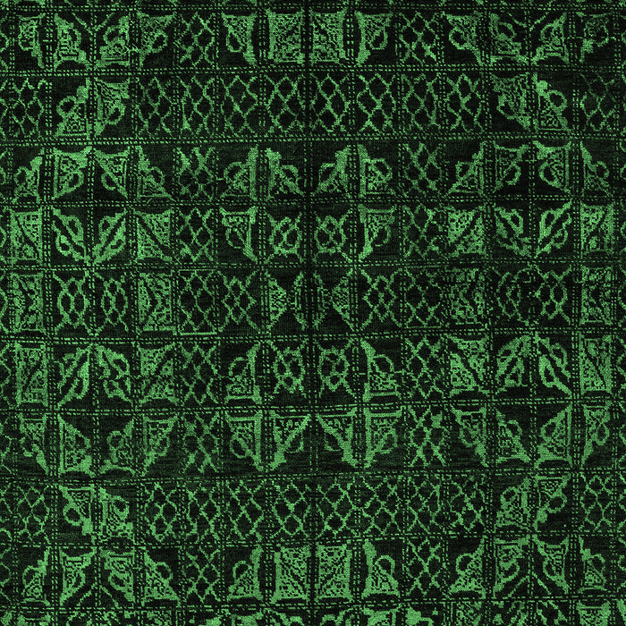 Abstract Emerald Green Modern Rug, abs4494emgrn