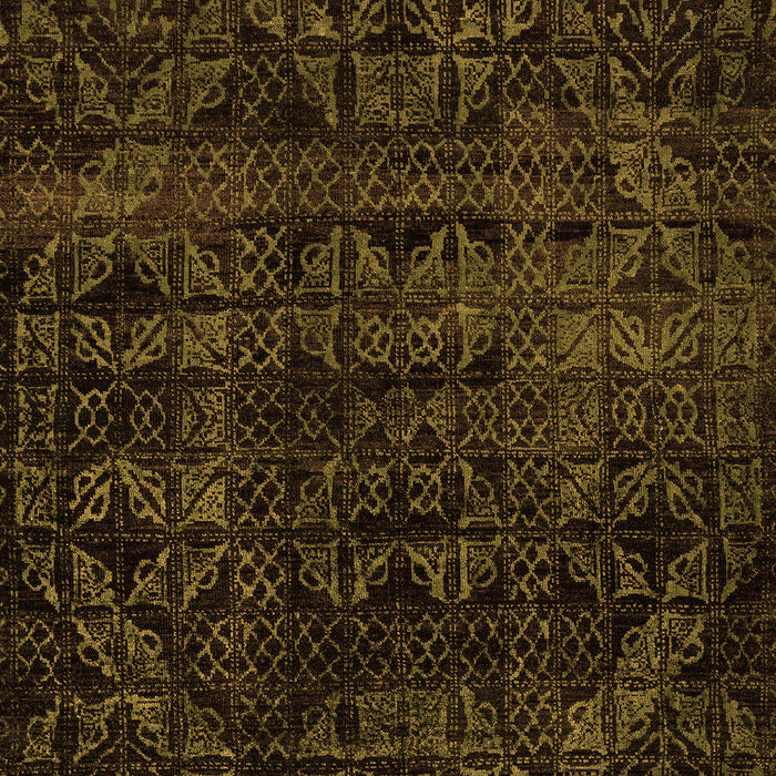 Abstract Orange Modern Rug, abs4495org