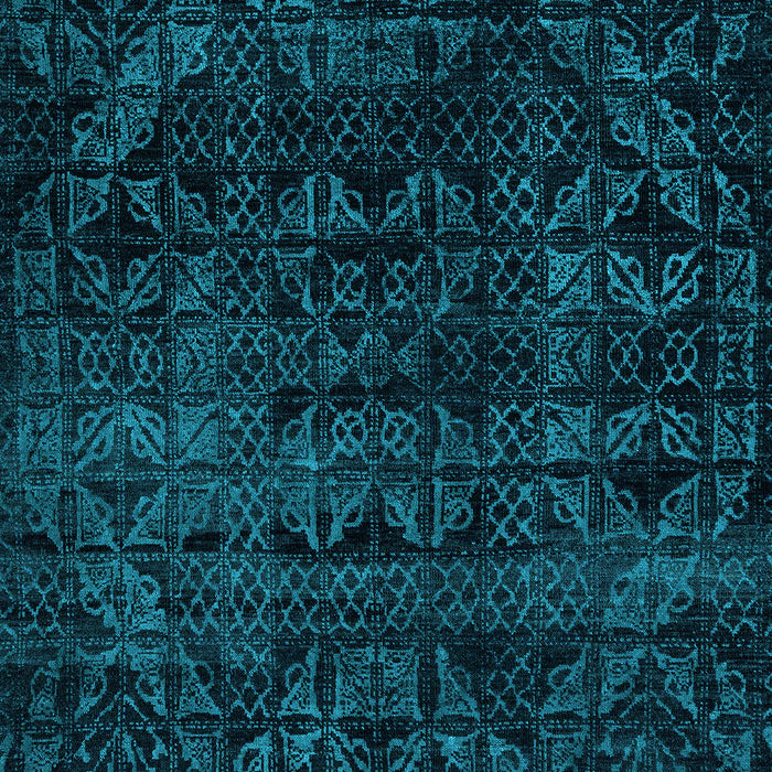 Machine Washable Abstract Light Blue Modern Rug, wshabs4495lblu