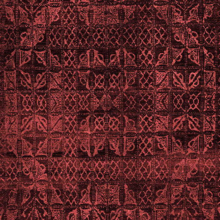 Abstract Red Modern Area Rugs