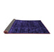 Sideview of Abstract Purple Modern Rug, abs4495pur