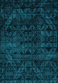 Abstract Light Blue Modern Rug, abs4495lblu