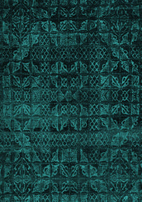 Abstract Turquoise Modern Rug, abs4495turq