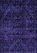 Machine Washable Abstract Purple Modern Area Rugs, wshabs4495pur