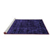 Sideview of Machine Washable Abstract Purple Modern Area Rugs, wshabs4495pur