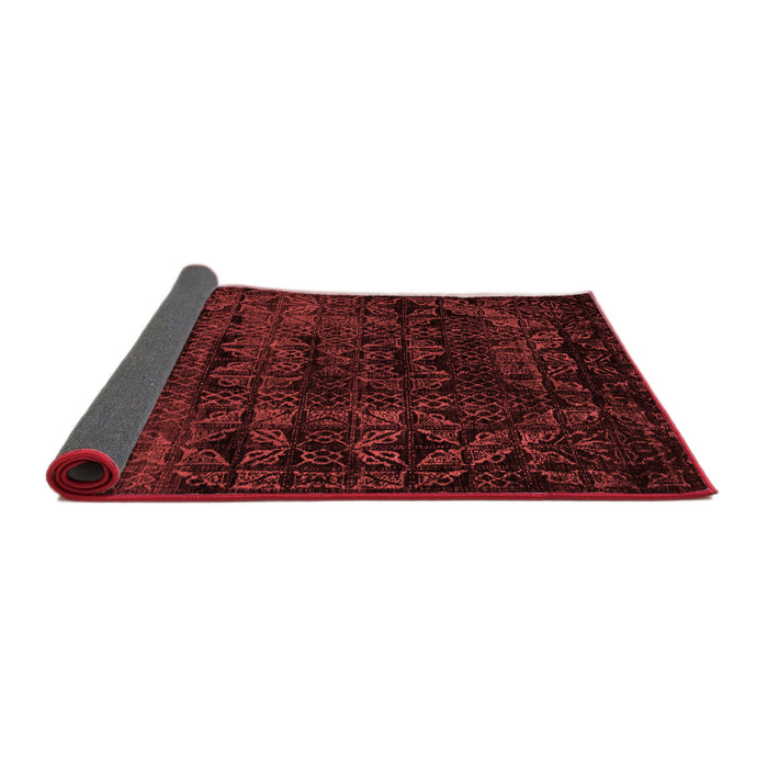 Abstract Red Modern Area Rugs