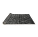 Sideview of Abstract Gray Modern Rug, abs4496gry