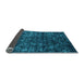 Sideview of Abstract Light Blue Modern Rug, abs4496lblu