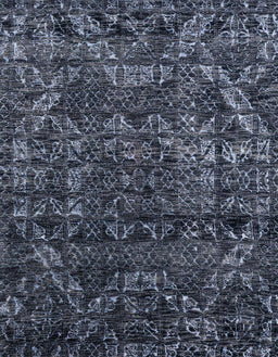Machine Washable Abstract Slate Blue Grey Blue Rug, wshabs4496
