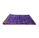 Sideview of Abstract Purple Modern Rug, abs4496pur