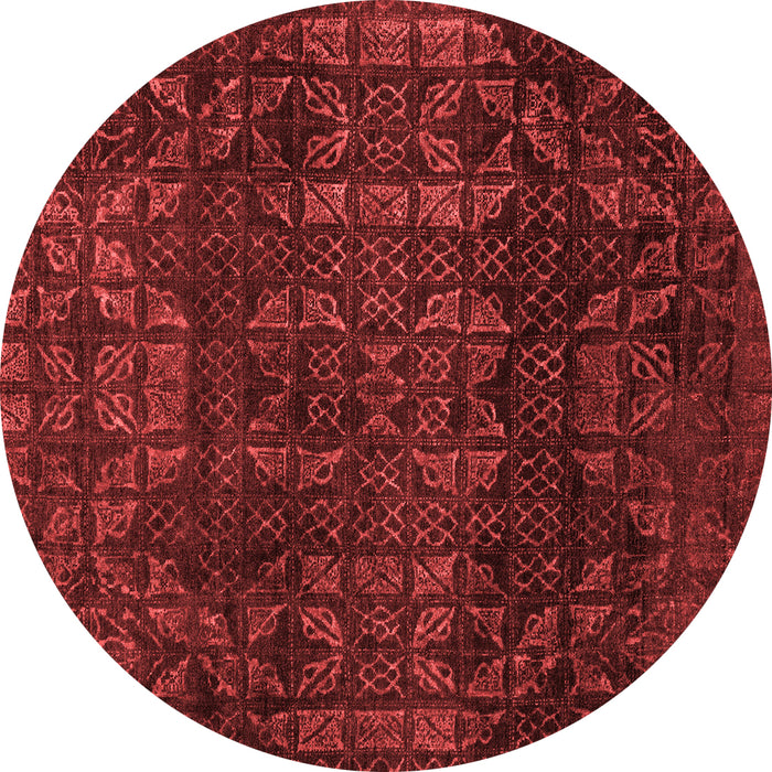 Abstract Red Modern Rug, abs4497red