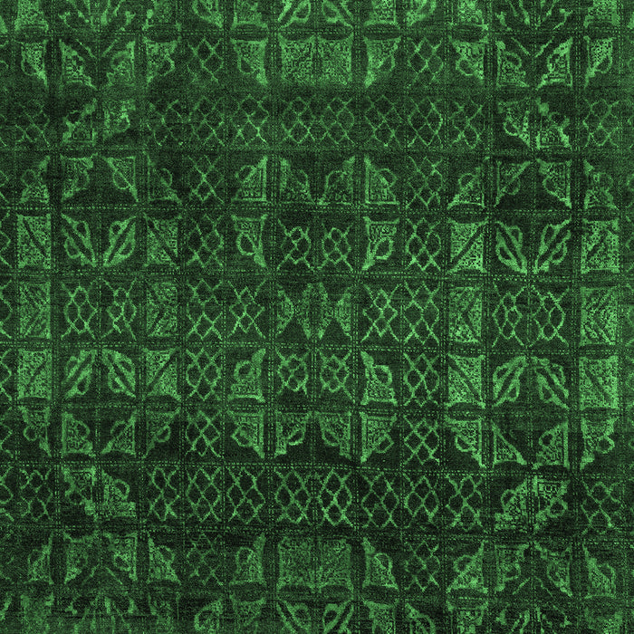 Abstract Emerald Green Modern Rug, abs4497emgrn