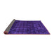 Sideview of Abstract Pink Modern Rug, abs4497pnk