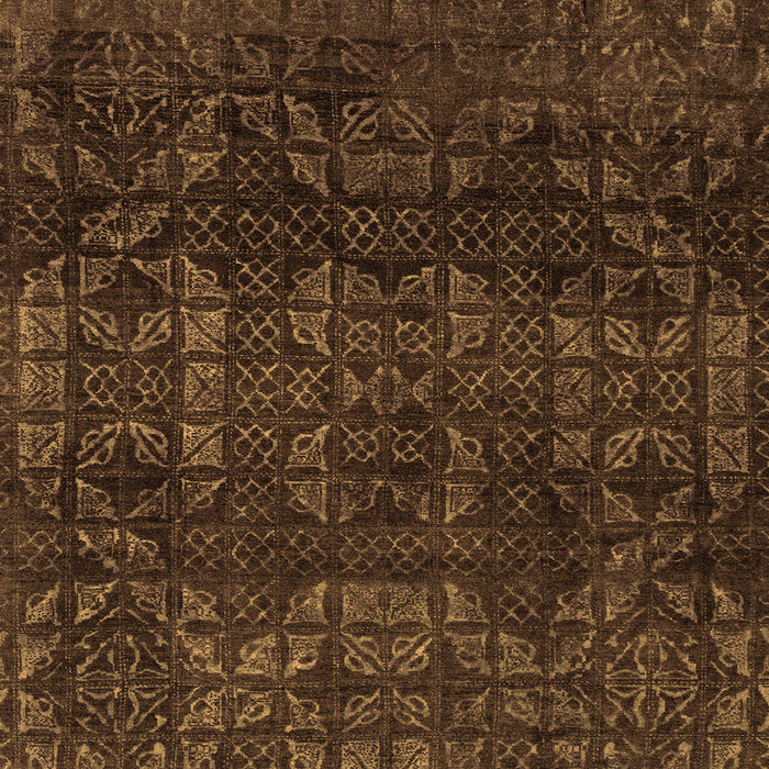 Square Machine Washable Abstract Orange Modern Area Rugs, wshabs4497org