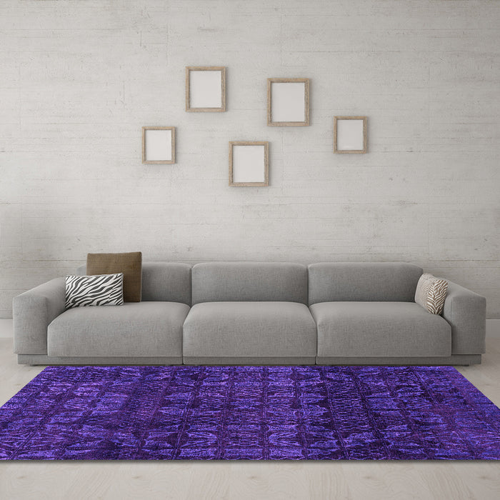 Machine Washable Abstract Pink Modern Rug in a Living Room, wshabs4497pnk