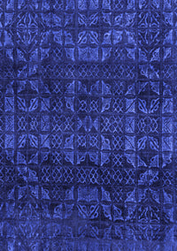 Abstract Blue Modern Rug, abs4497blu