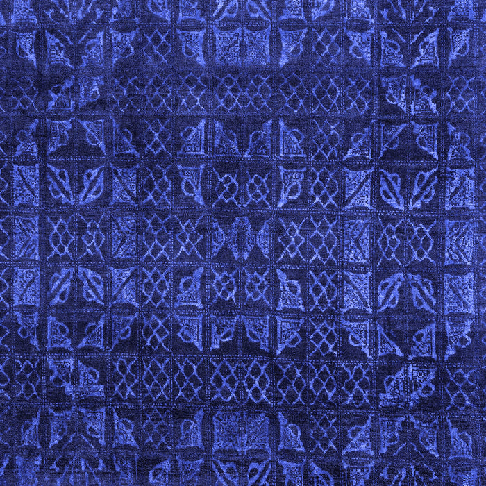 Abstract Blue Modern Rug, abs4497blu