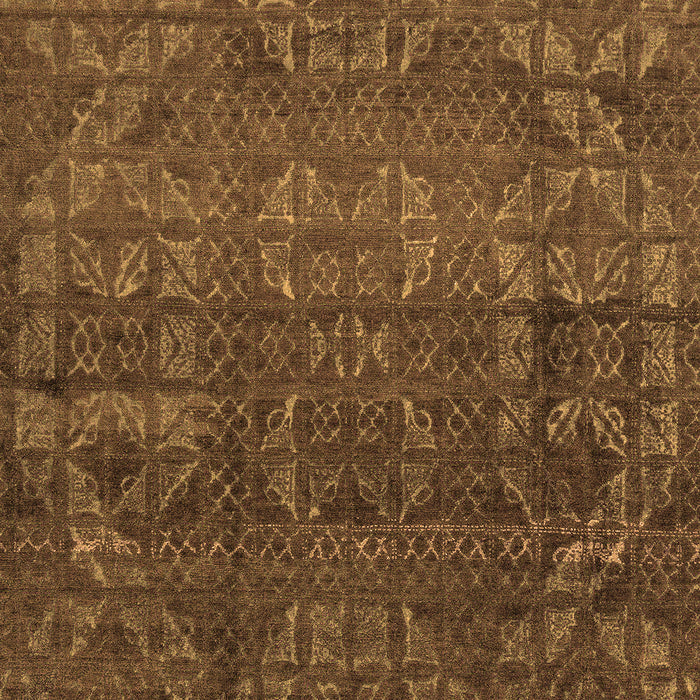 Machine Washable Abstract Orange Modern Area Rugs, wshabs4498org