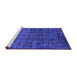 Sideview of Machine Washable Abstract Purple Modern Area Rugs, wshabs4498pur