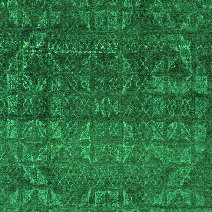 Abstract Green Modern Rug, abs4498grn