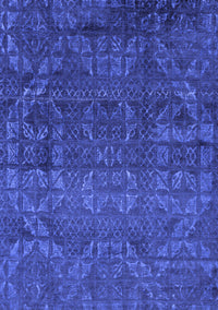 Abstract Blue Modern Rug, abs4498blu