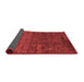 Abstract Red Modern Area Rugs