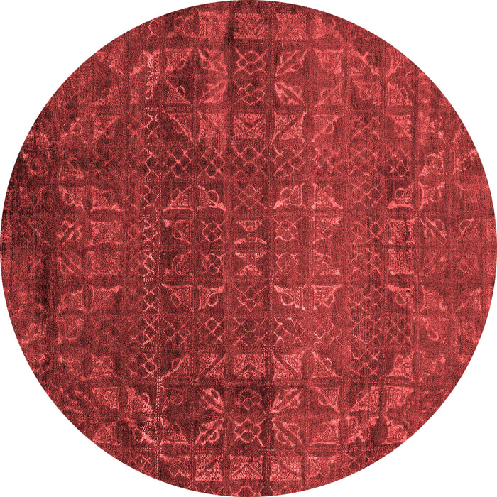 Abstract Red Modern Rug, abs4498red