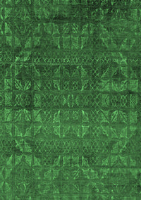 Abstract Emerald Green Modern Rug, abs4498emgrn