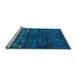 Sideview of Machine Washable Abstract Light Blue Modern Rug, wshabs4499lblu