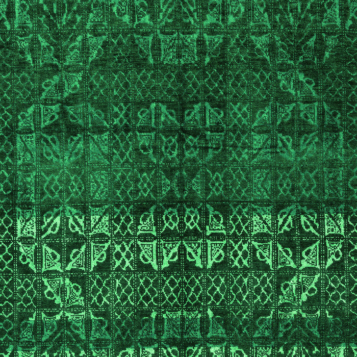 Machine Washable Abstract Green Modern Area Rugs, wshabs4499grn