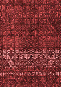 Abstract Red Modern Rug, abs4499red