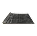 Sideview of Abstract Gray Modern Rug, abs4499gry