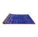 Sideview of Abstract Purple Modern Rug, abs4499pur