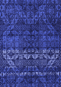 Abstract Blue Modern Rug, abs4499blu