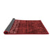 Abstract Red Modern Area Rugs