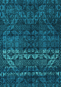 Abstract Turquoise Modern Rug, abs4499turq