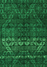 Abstract Green Modern Rug, abs4499grn