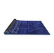 Sideview of Abstract Blue Modern Rug, abs4499blu