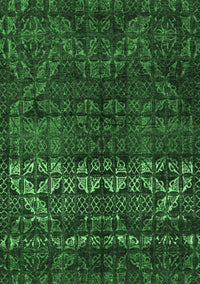 Abstract Emerald Green Modern Rug, abs4499emgrn