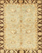 Abstract Cinnamon Brown Oriental Rug, abs449