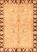 Machine Washable Oriental Orange Traditional Area Rugs, wshabs449org