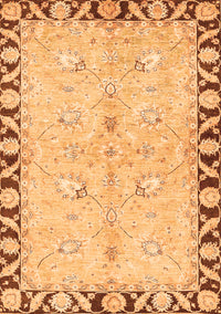 Oriental Orange Traditional Rug, abs449org