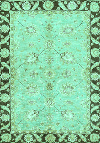 Oriental Turquoise Traditional Rug, abs449turq