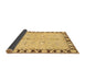 Sideview of Oriental Brown Traditional Rug, abs449brn