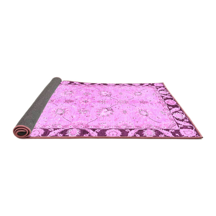 Sideview of Oriental Purple Traditional Rug, abs449pur
