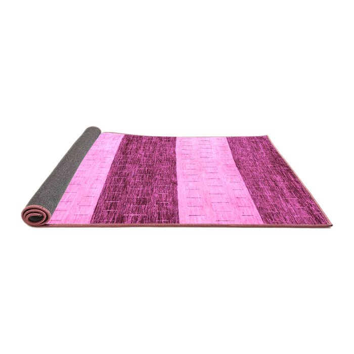 Sideview of Abstract Purple Modern Rug, abs44pur