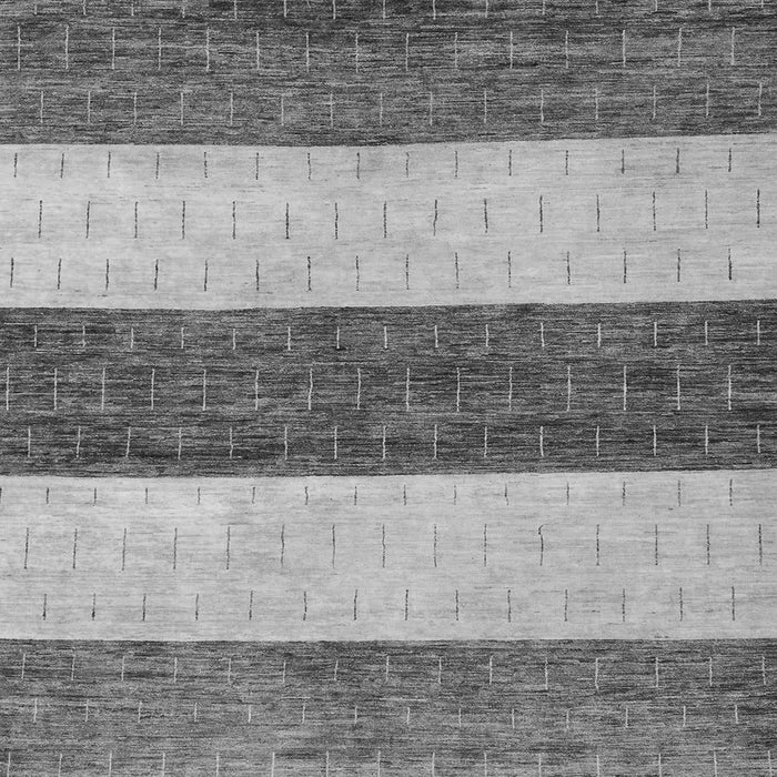 Square Abstract Gray Modern Rug, abs44gry