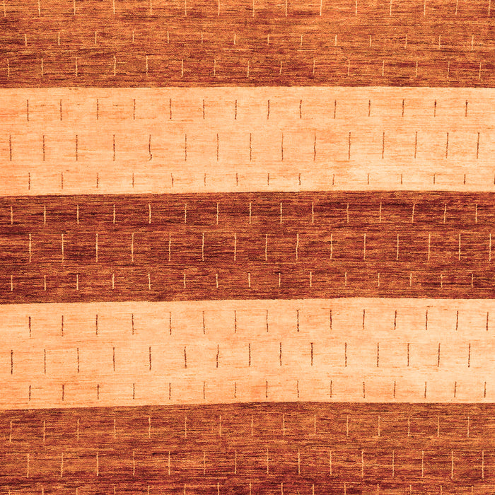 Square Abstract Orange Modern Rug, abs44org