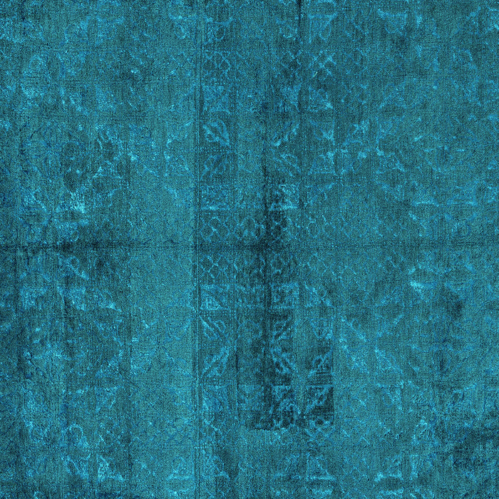 Square Persian Turquoise Bohemian Rug, abs4500turq