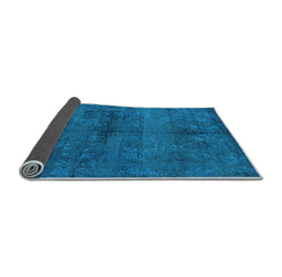 Sideview of Persian Light Blue Bohemian Rug, abs4500lblu